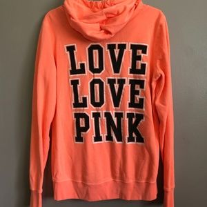 PINK Victoria's Secret Women's Hoodie Jacket (S)